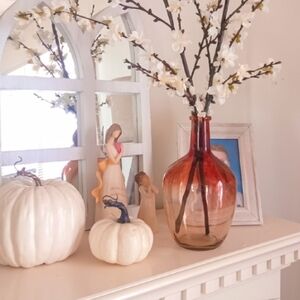 New Dusty Rose Natural Living Rubi Dame Jeanne Vase 3.25 L By Urban Living Il